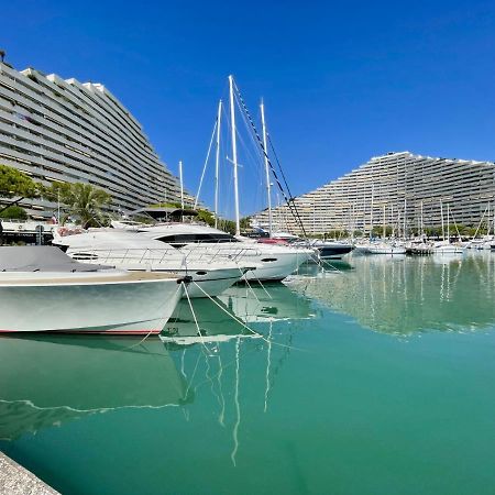 #41 Marina Riviera Bay - Marine Baie Des Anges - Studio Vue Mer Et Port Villeneuve-Loubet Exterior photo